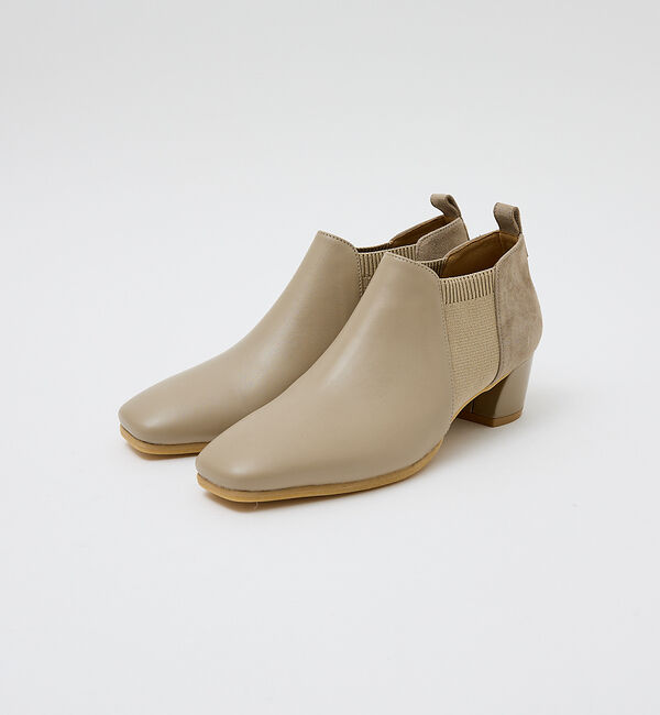 AU BANNISTER「サイドニットブーティー」|ショートブーツ|