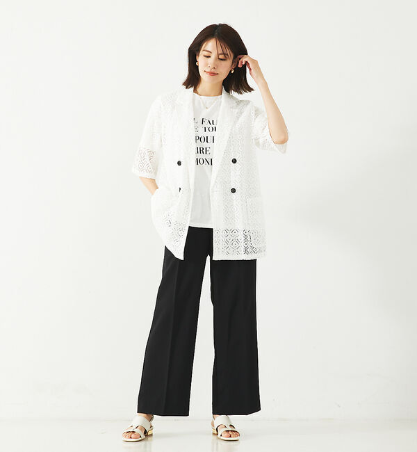 abahouse mavie「NEW！【感嘆】イージーストレートパンツ」|その他|