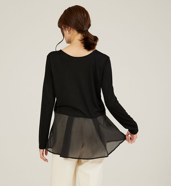 abahouse mavie「裾切替えレイヤードインナー」|Tシャツ・カットソー|