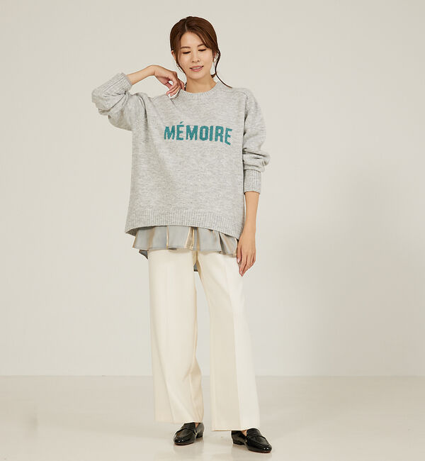 abahouse mavie「裾切替えレイヤードインナー」|Tシャツ・カットソー|