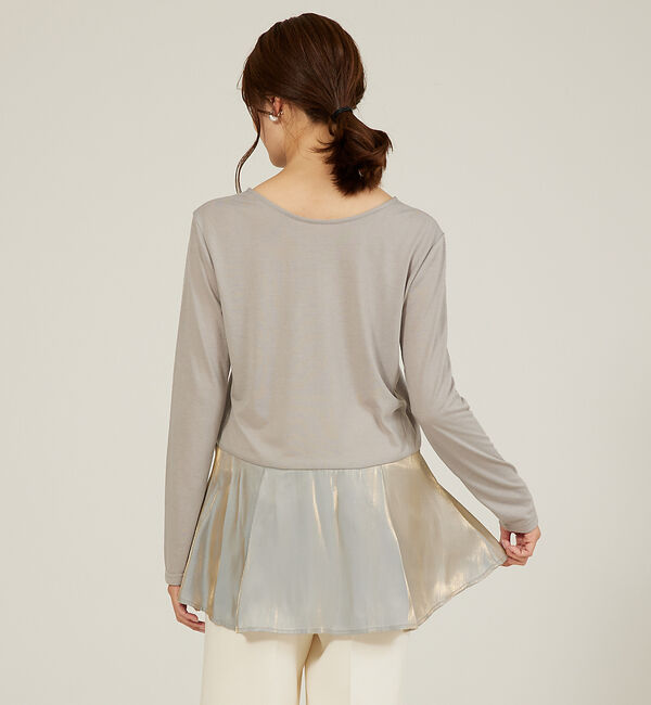 abahouse mavie「裾切替えレイヤードインナー」|Tシャツ・カットソー|