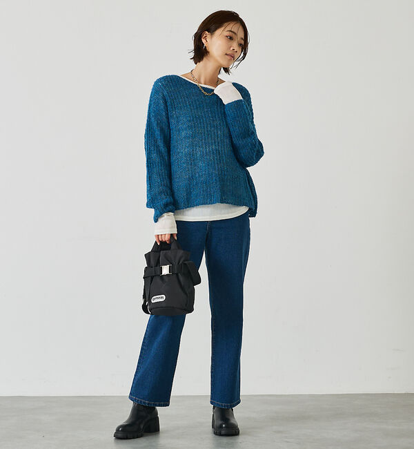 abahouse mavie「モヘアライクシアーニット」|ニット・セーター|