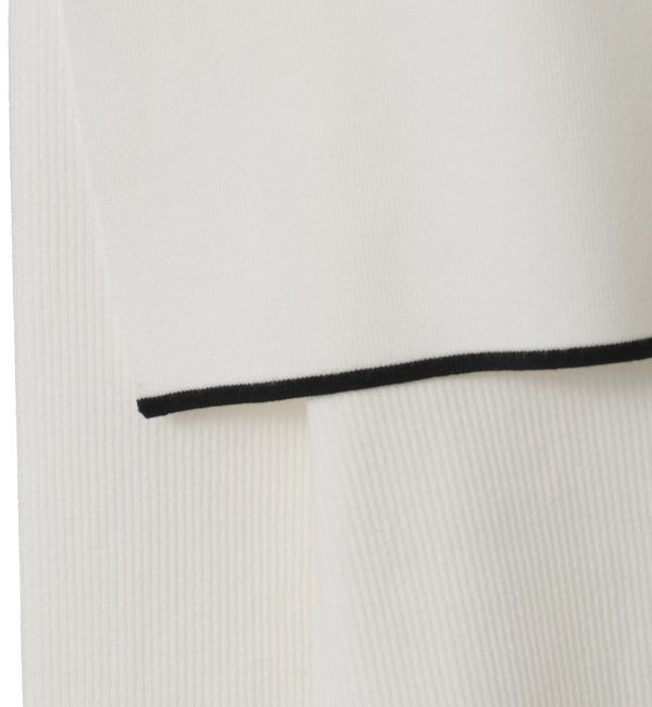 TIARA「スクエアカラーリブニット」|ニット・セーター|