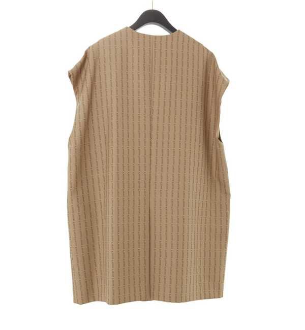 A_「【A_/エース】3Aロゴ柄ロングベスト」|ベスト・ジレ|