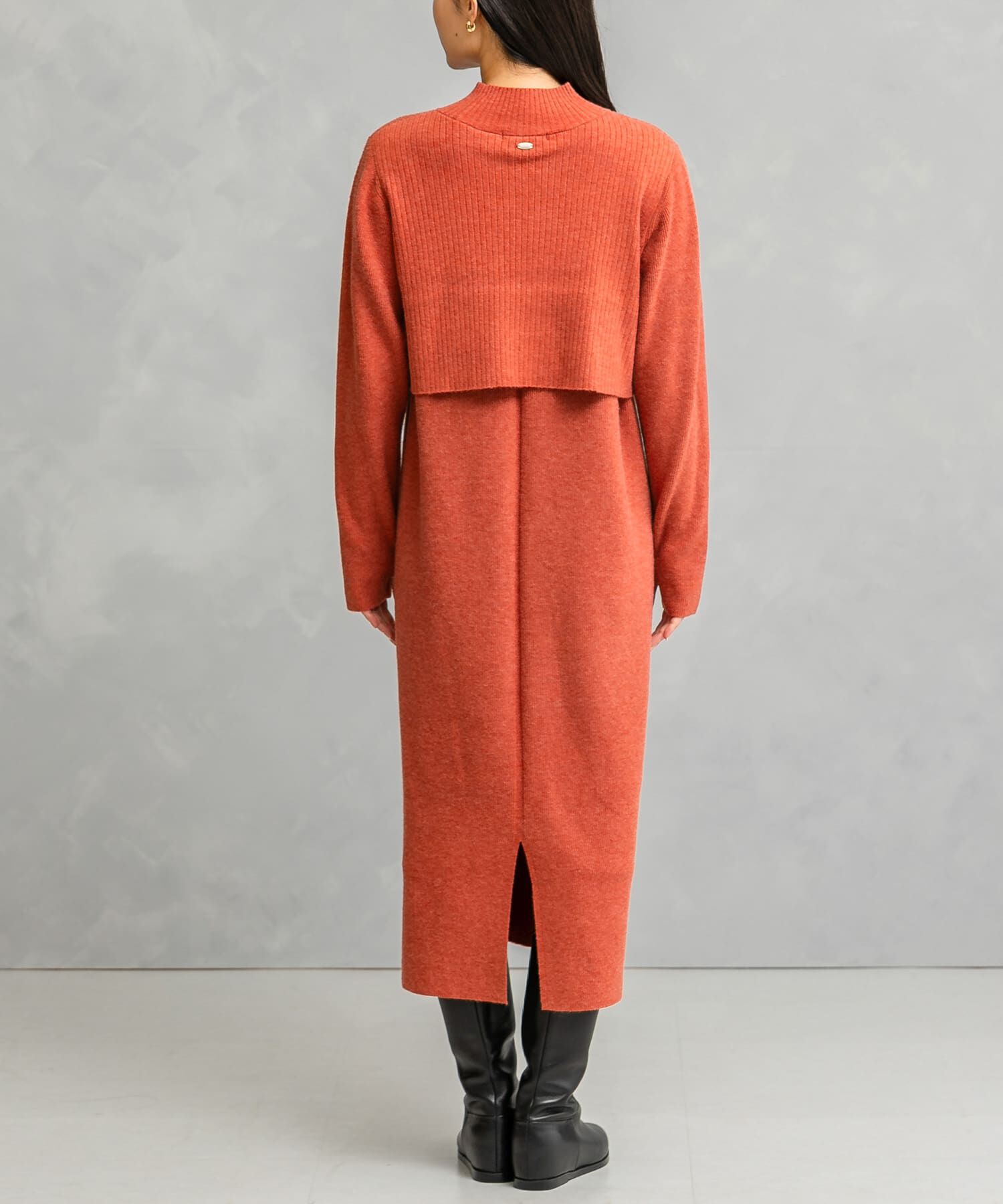 URBAN RESEARCH ROSSO「静電防止レイヤードライクニットワンピース」|ワンピース|