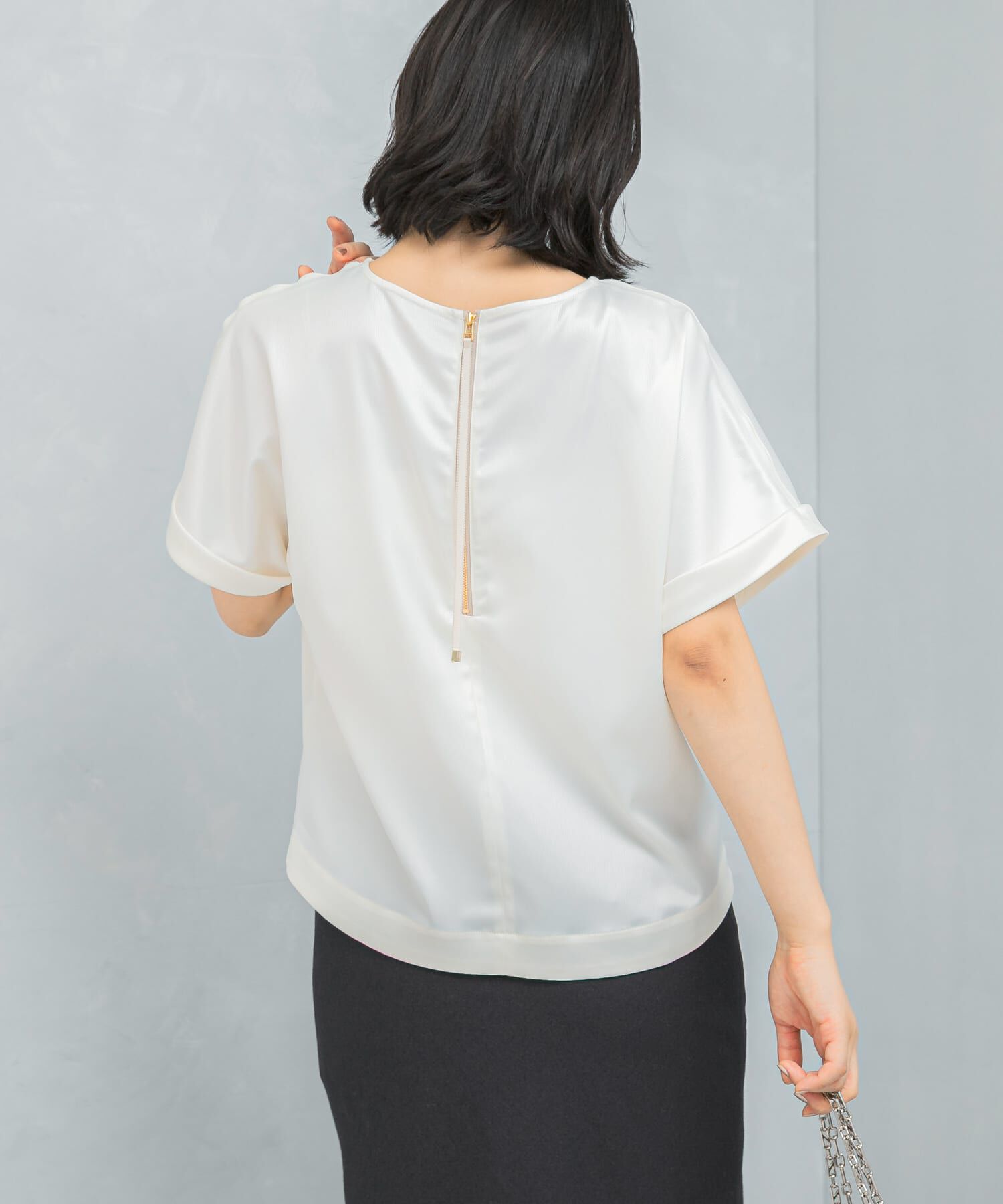 URBAN RESEARCH ROSSO「『WEB/一部店舗限定』ウォッシャブルポケットデザインシャツブラウス」|シャツ・ブラウス|