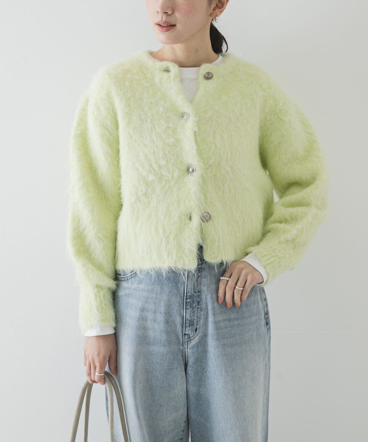 URBAN RESEARCH「ブラッシュシャギーニットカーディガン」|カーディガン|