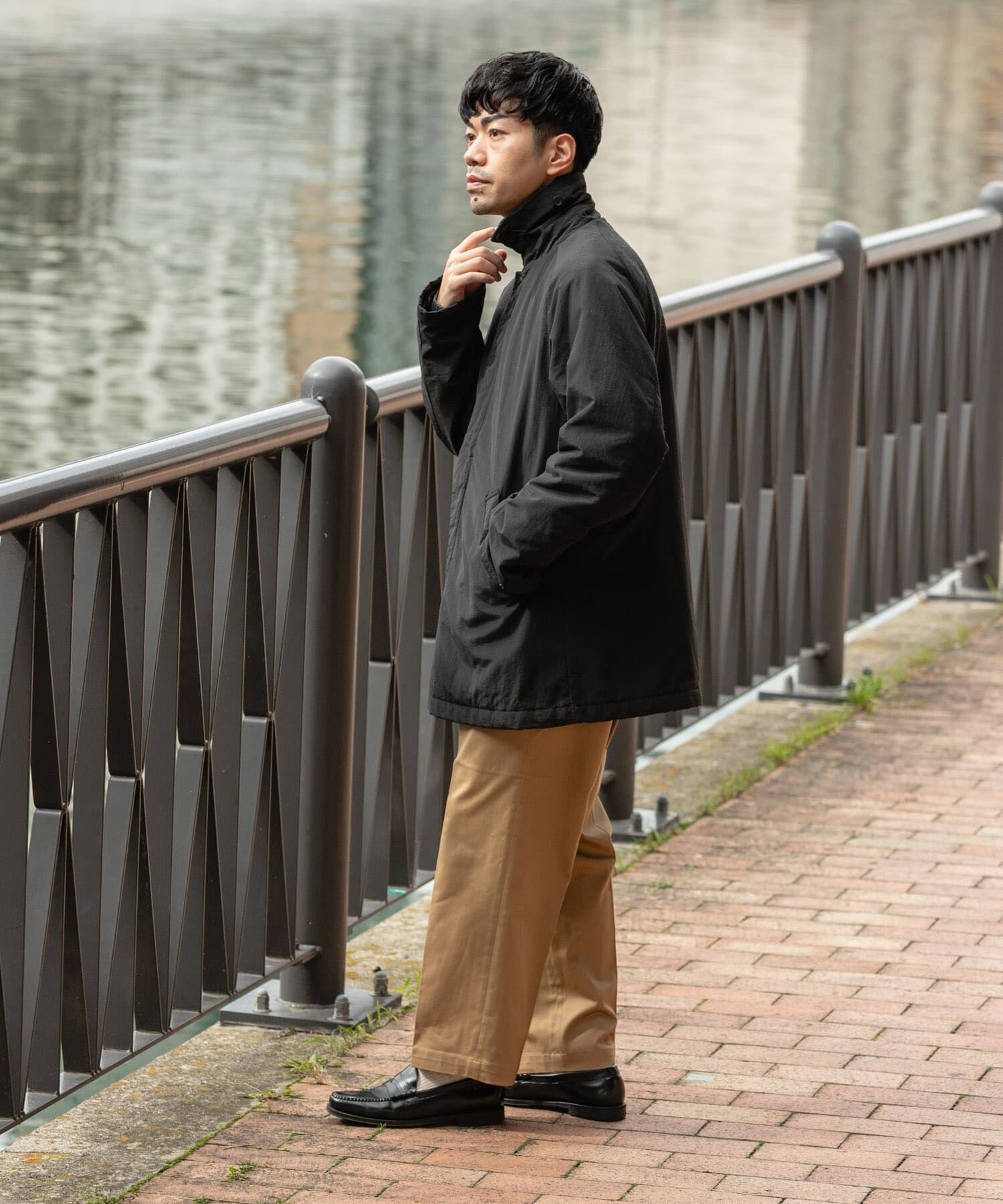 URBAN RESEARCH ROSSO「『XLサイズあり』NOUVELLE中綿ステンカラーコート」|ステンカラーコート|