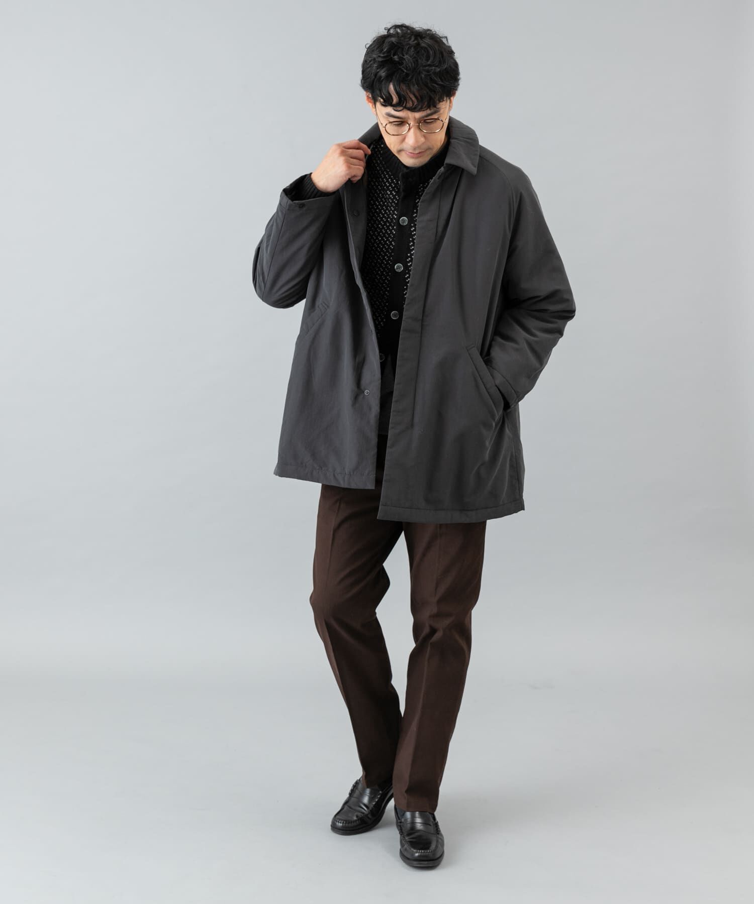 URBAN RESEARCH ROSSO「『XLサイズあり』NOUVELLE中綿ステンカラーコート」|ステンカラーコート|