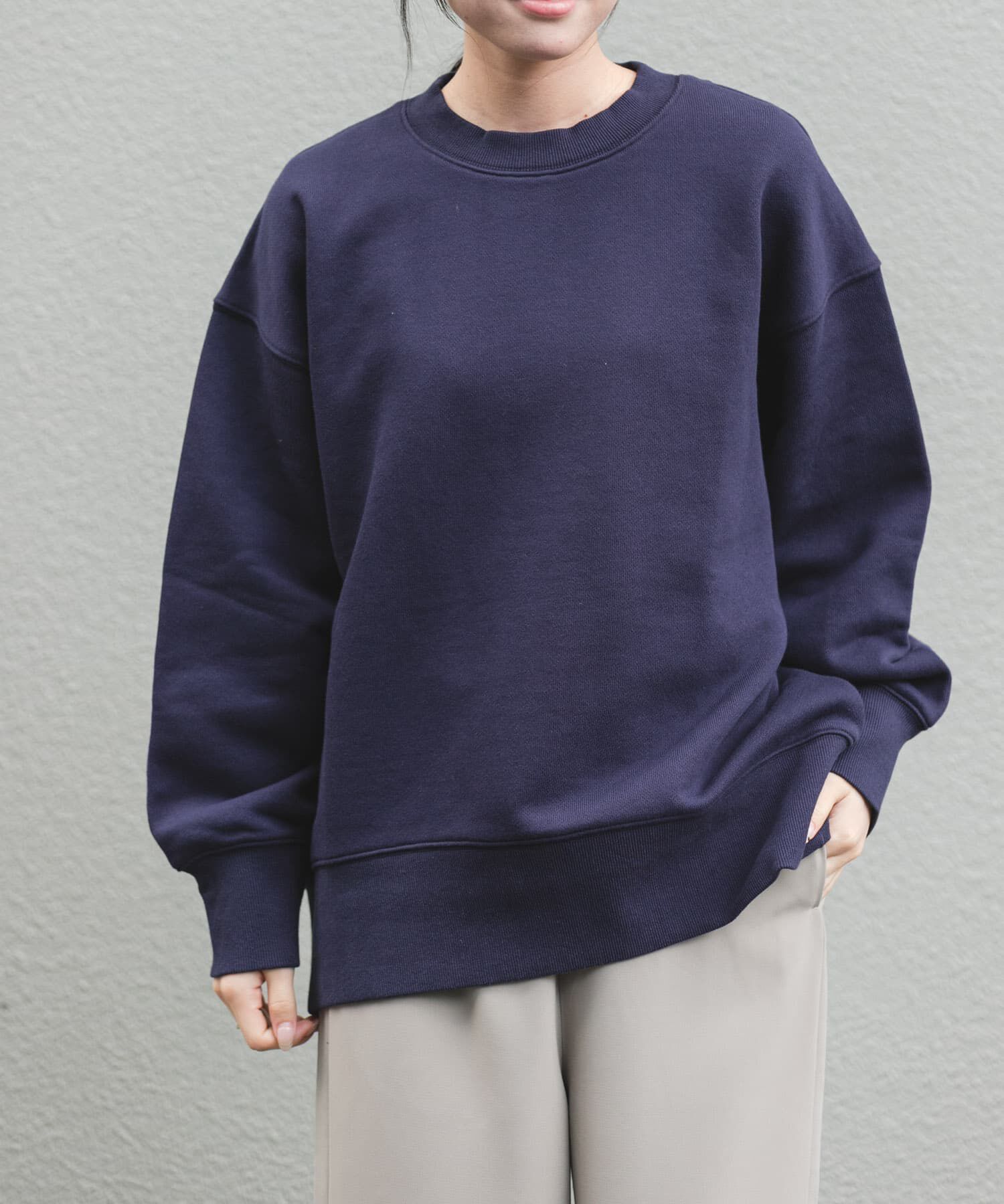 URBAN RESEARCH DOORS「FORK&SPOON　バックボタンスウェット」|スウェット・ジャージ|