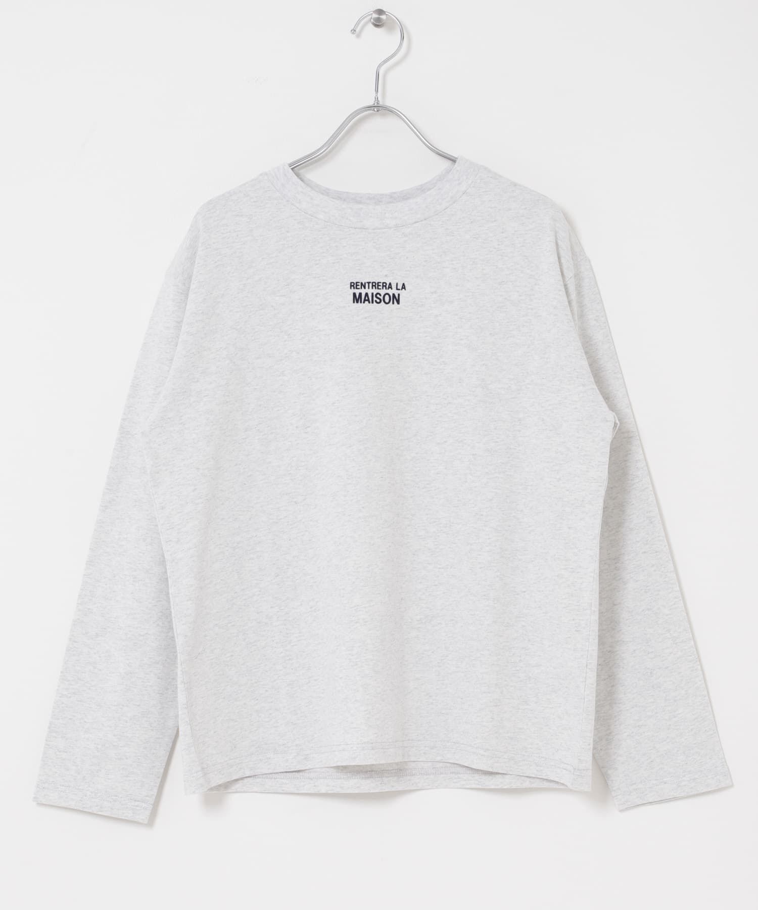 URBAN RESEARCH DOORS「FORK&SPOON　フロッキープリントロングスリーブTシャツ」|Tシャツ・カットソー|