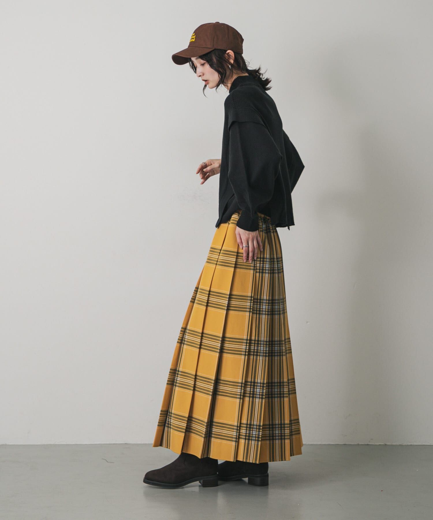 SENSE OF PLACE by URBAN RESEARCH「チェックプリーツスカート」|スカート|