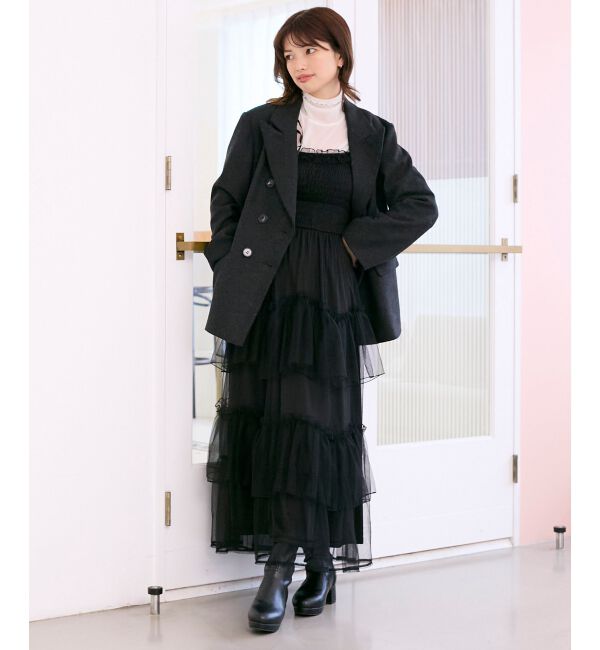  「パールチェーンキャミワンピース」|ワンピース|