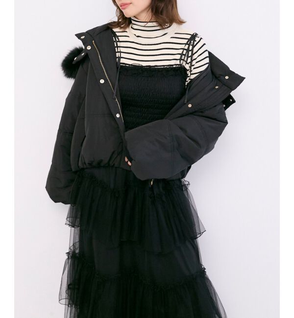  「パールチェーンキャミワンピース」|ワンピース|