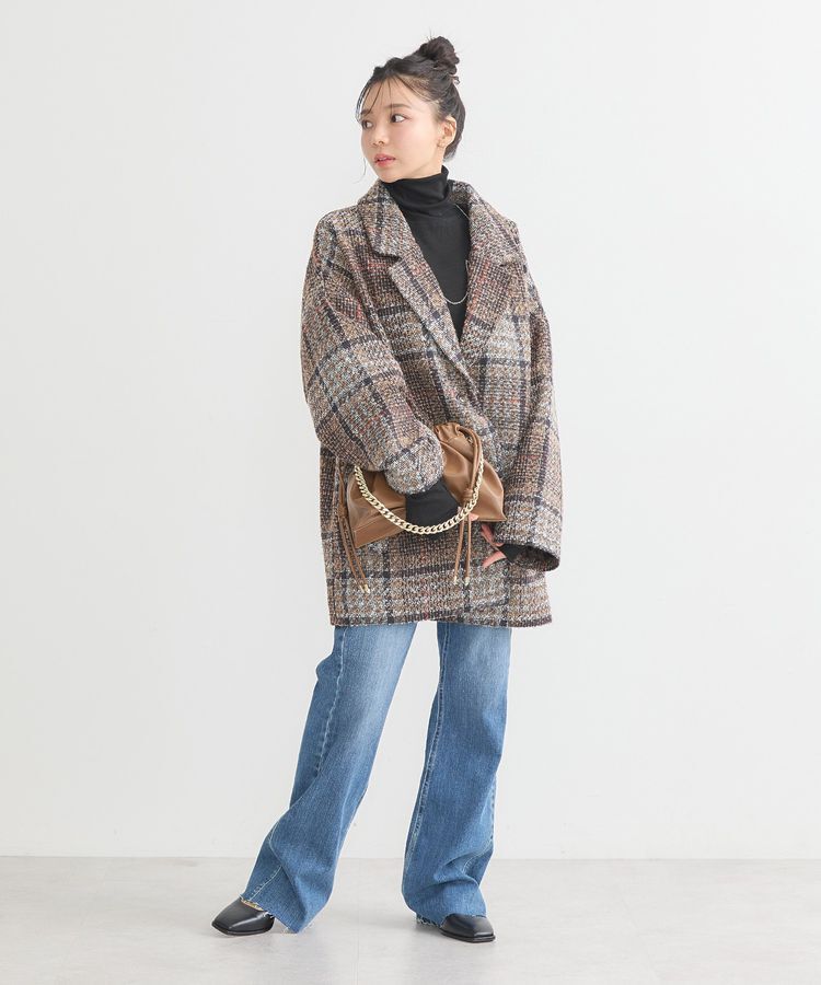 earth music&ecology「リブタートルネックプルオーバー」|Tシャツ・カットソー|