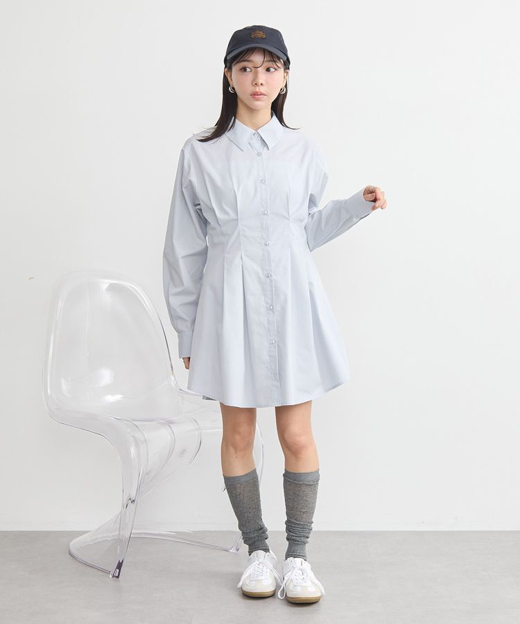 earth music&ecology「ウエストタックシャツミニワンピース」|ワンピース|