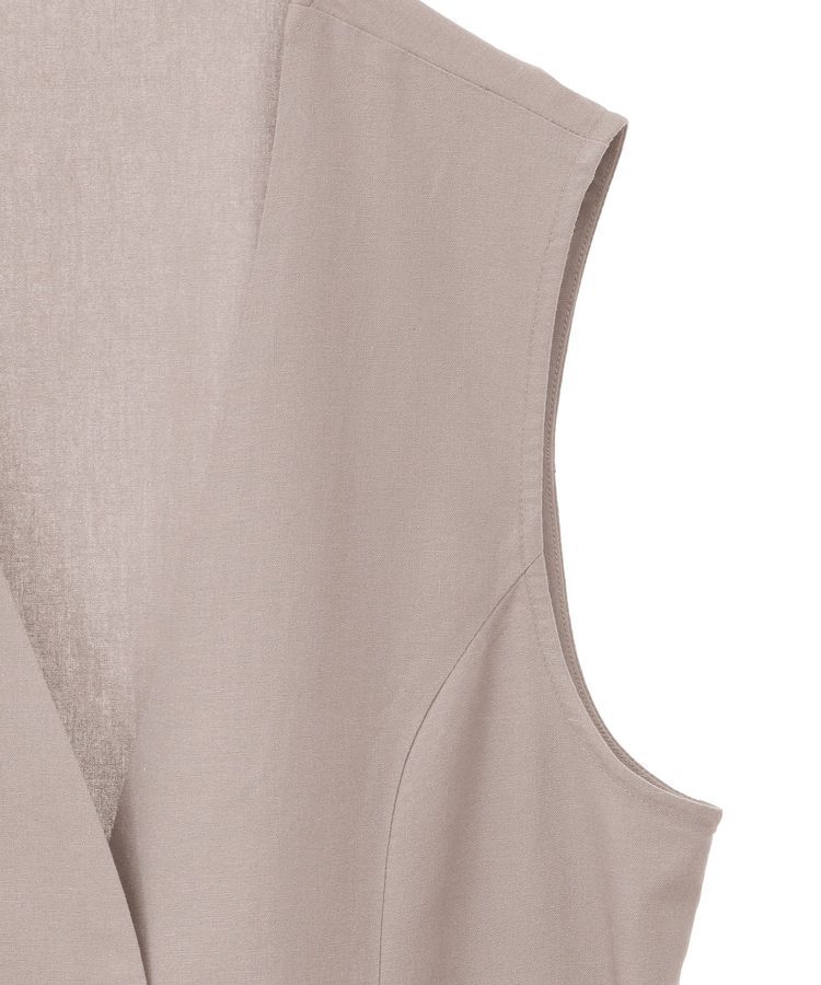 earth music&ecology「リラックスジレ / リネン混」|ベスト・ジレ|