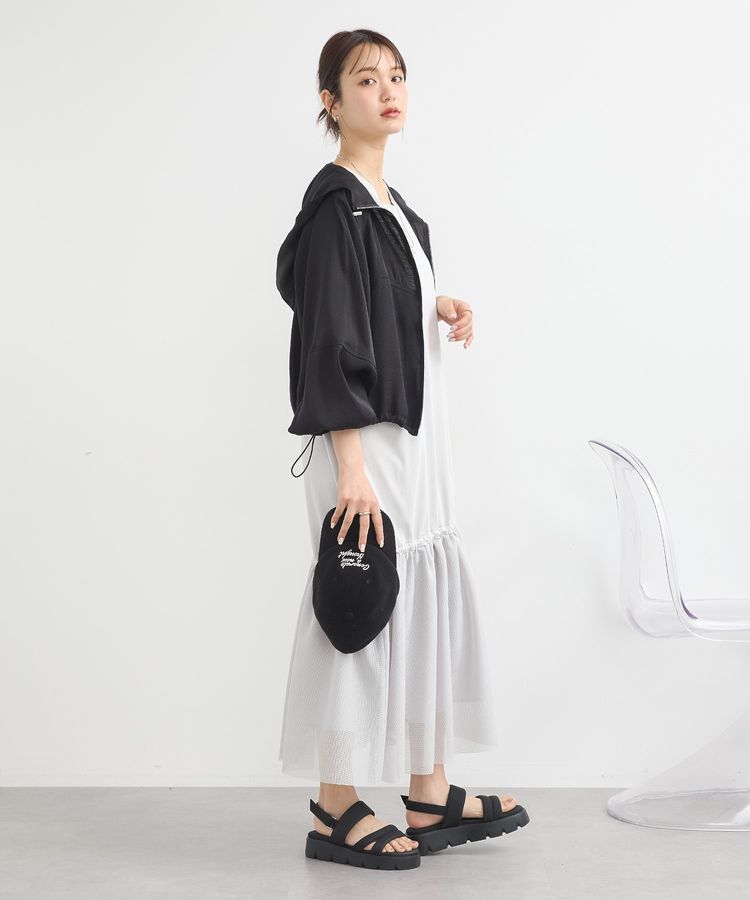 earth music&ecology「メッシュドッキングワンピース」|ワンピース|