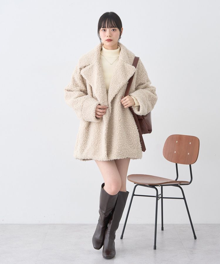 earth music&ecology「ループファーコート」|その他|