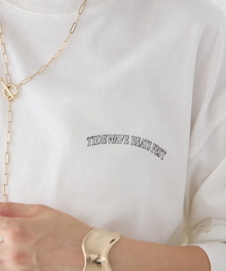 AMERICAN HOLIC「カンパニーロゴ風プリントロンT/チュニック」|Tシャツ・カットソー|