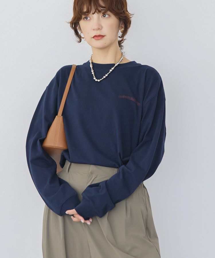 AMERICAN HOLIC「カンパニーロゴ風プリントロンT/チュニック」|Tシャツ・カットソー|