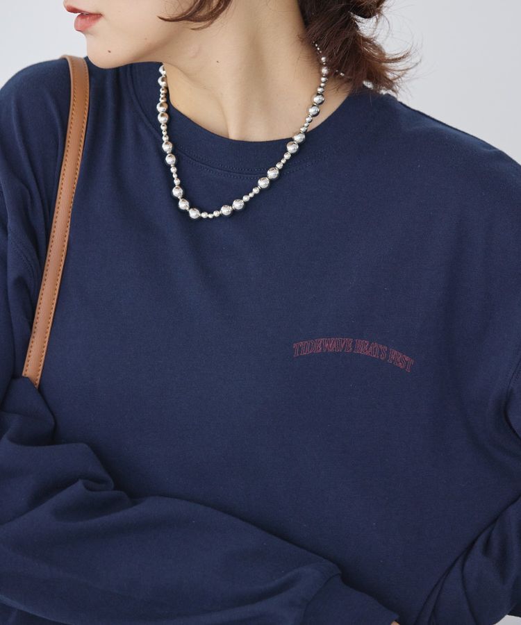 AMERICAN HOLIC「カンパニーロゴ風プリントロンT/チュニック」|Tシャツ・カットソー|