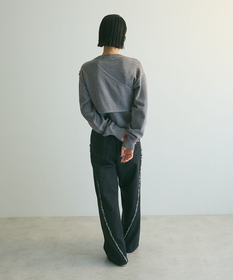 armonia「armonia.ツイストレイヤードプルオーバー」|ニット・セーター|