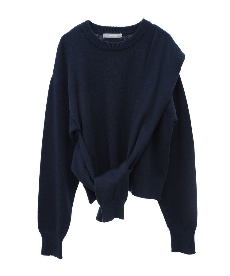 armonia「armonia.ツイストレイヤードプルオーバー」|ニット・セーター|