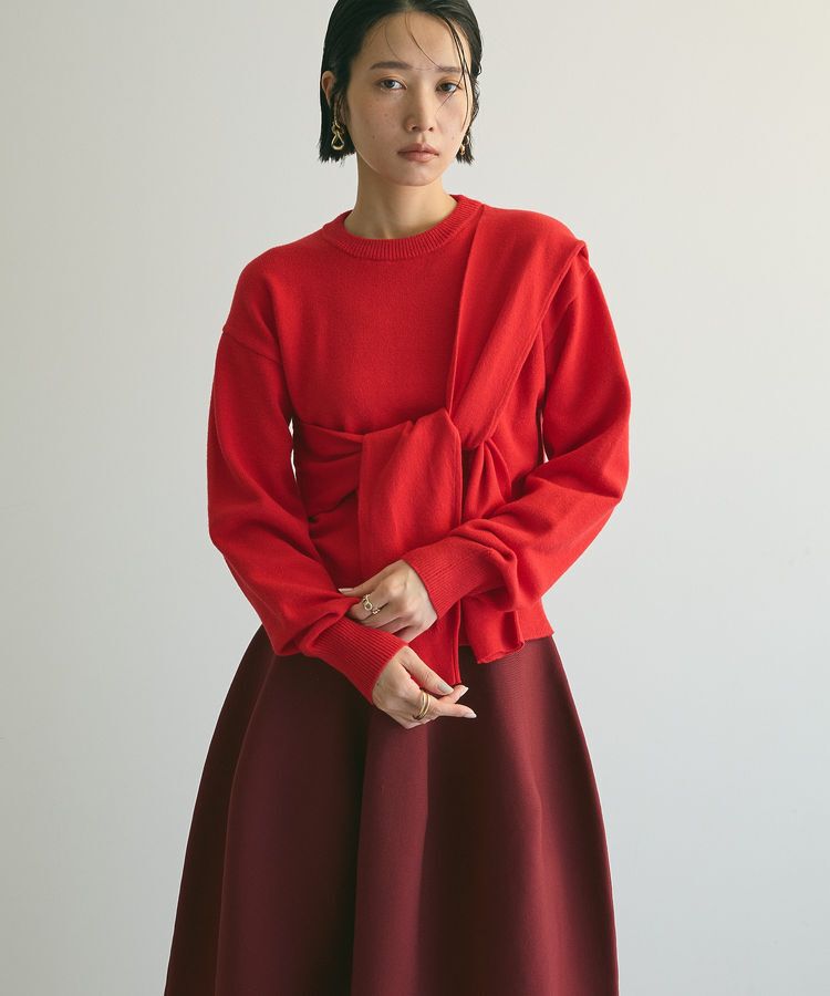 armonia「armonia.ツイストレイヤードプルオーバー」|ニット・セーター|