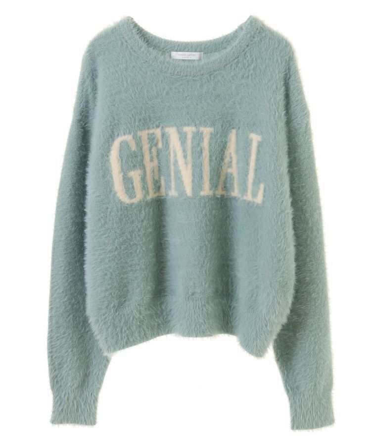 Green Parks「シャギーロゴニットプルオーバー」|ニット・セーター|