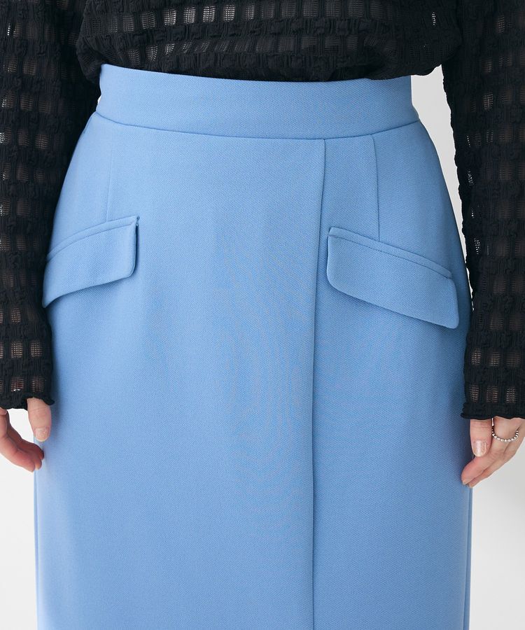 Green Parks「きれいシルエット フラップ付きナロースカート」|スカート|