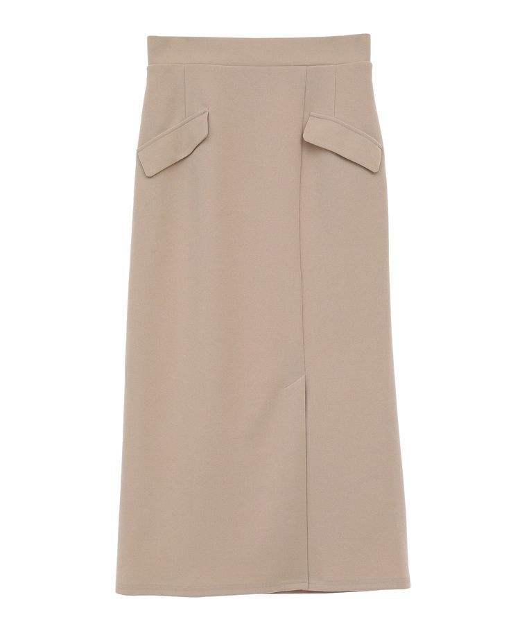 Green Parks「きれいシルエット フラップ付きナロースカート」|スカート|