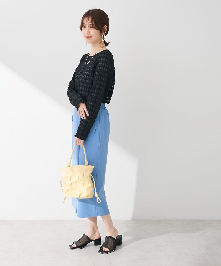 Green Parks「きれいシルエット フラップ付きナロースカート」|スカート|