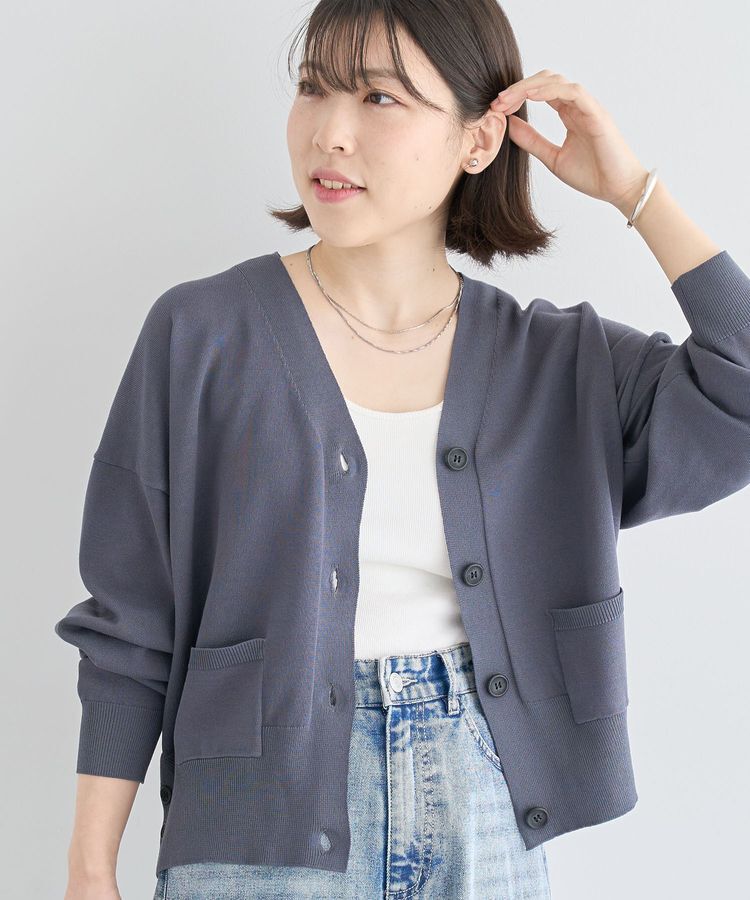 Green Parks「ポケット付コンパクトカーディガン」|カーディガン|