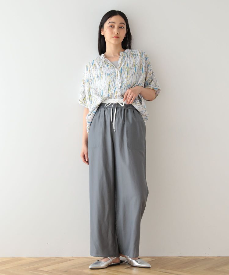 Green Parks「アソート柄さらっとレーヨンブラウス」|シャツ・ブラウス|