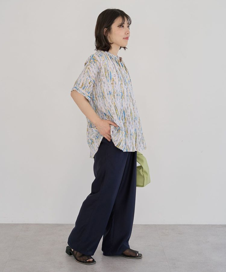 Green Parks「アソート柄さらっとレーヨンブラウス」|シャツ・ブラウス|