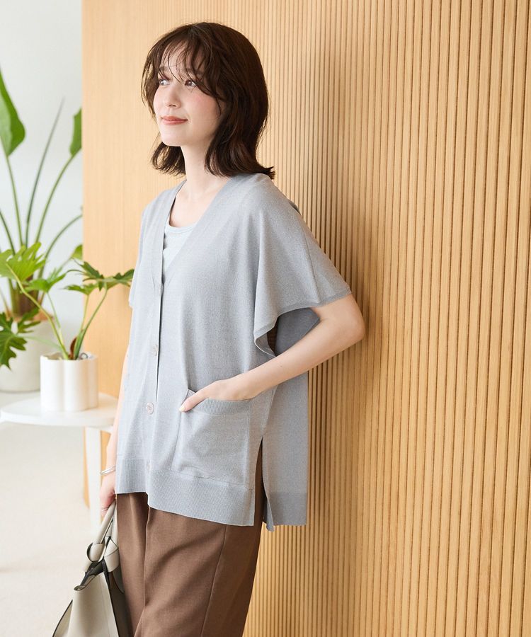 Green Parks「フレンチスリーブカーディガン」|カーディガン|