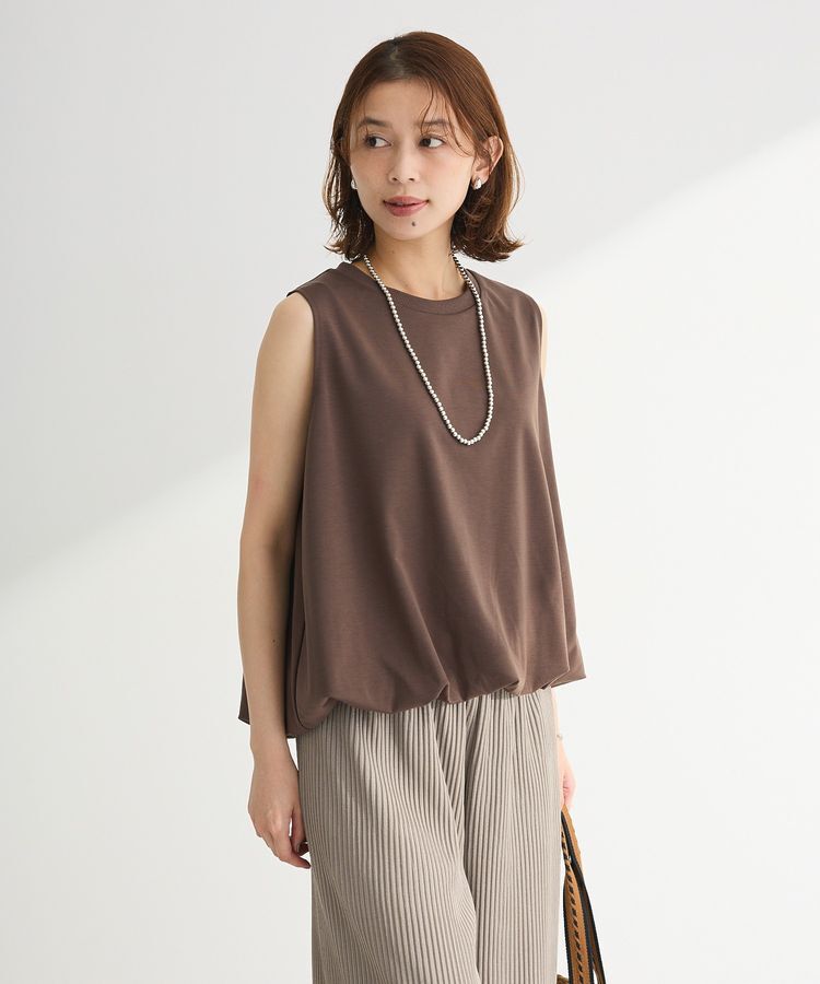 Green Parks「・Petit Fleur バルーンノースリーブプルオーバー」|Tシャツ・カットソー|Brown