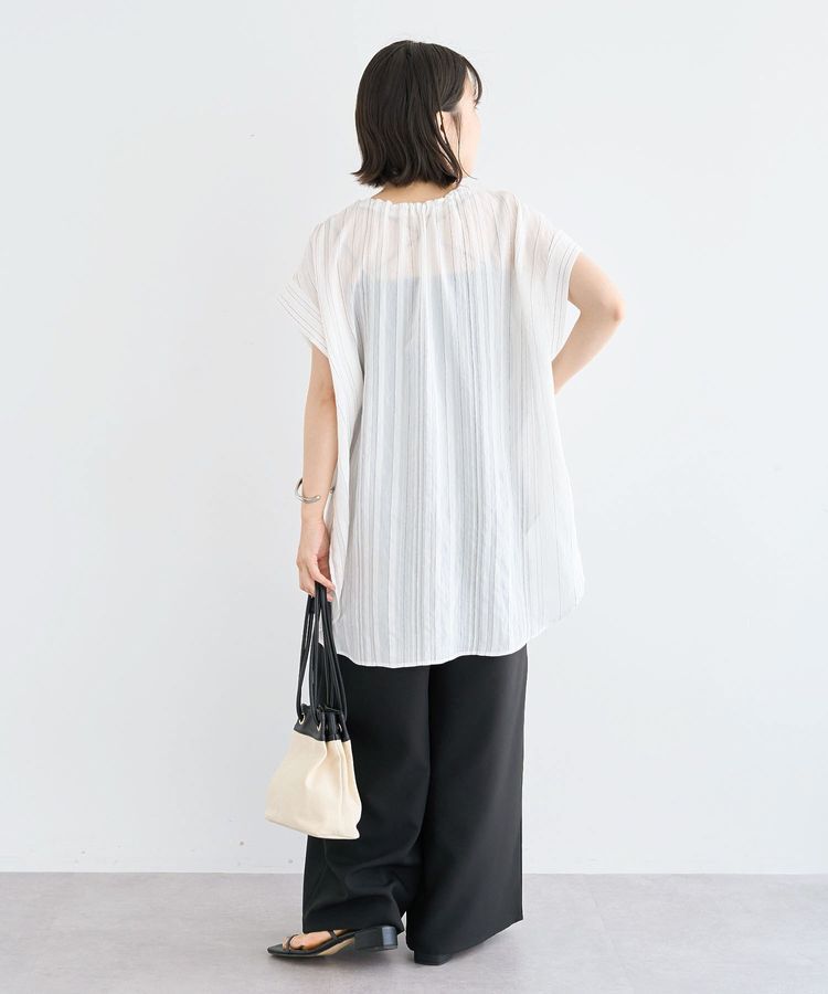 Green Parks「ドロストネックフレンチスリーブブラウス」|シャツ・ブラウス|