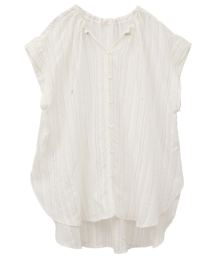 Green Parks「ドロストネックフレンチスリーブブラウス」|シャツ・ブラウス|