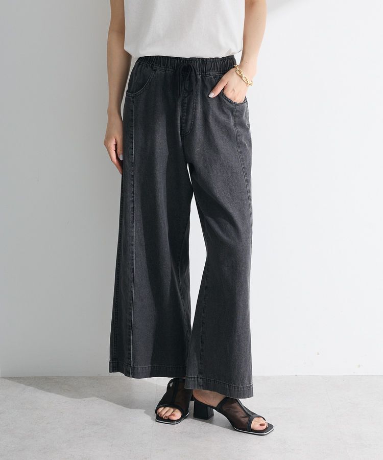 Green Parks「ライトデニムイージーバギーパンツ」|デニム|