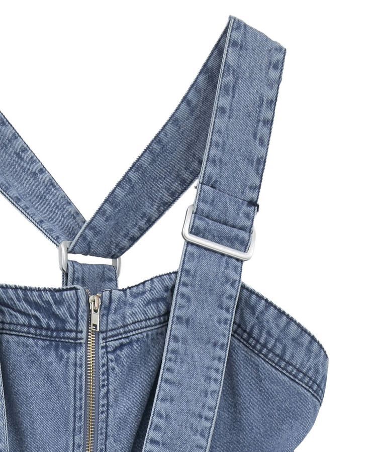 Green Parks「・SUGAR SPOON 2wayデニムジャンスカ」|ジャンパースカート|