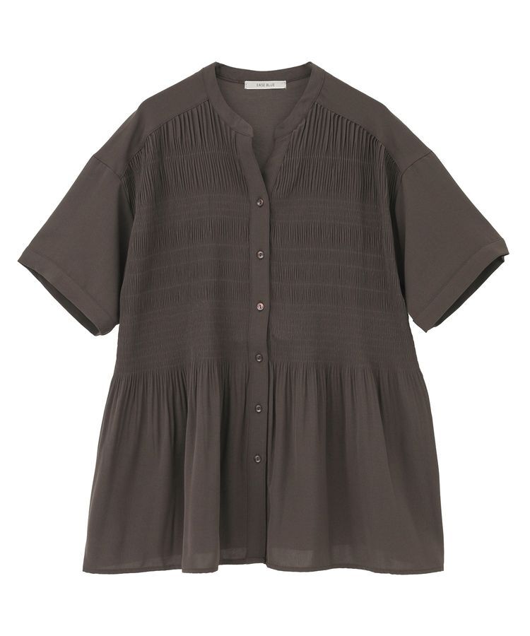 armonia「マジョリカプリーツスキッパーブラウス」|シャツ・ブラウス|