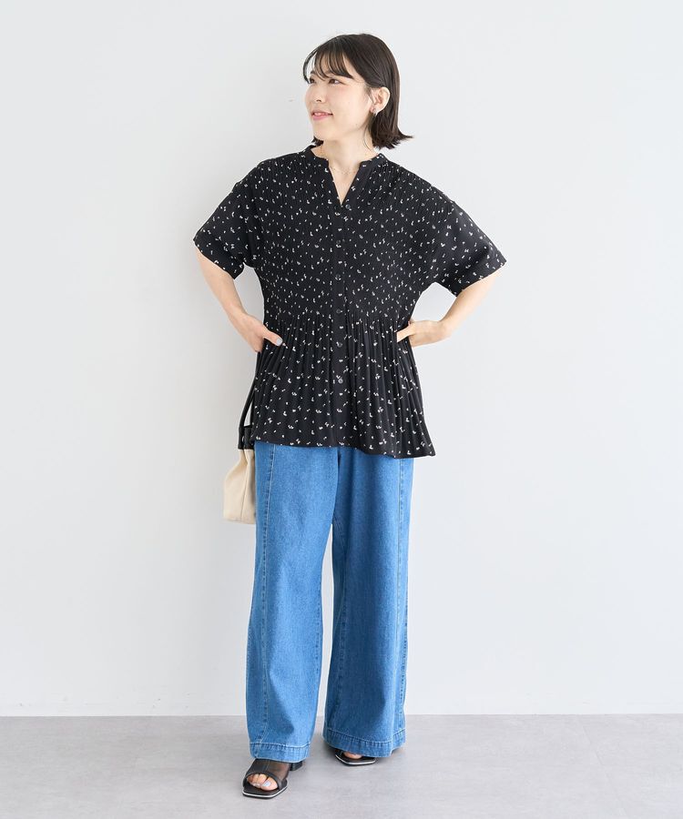 armonia「マジョリカプリーツスキッパーブラウス」|シャツ・ブラウス|