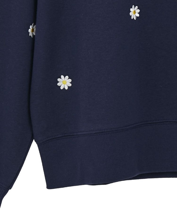 Green Parks「・swing by デイジー刺繍スウェット」|スウェット・ジャージ|
