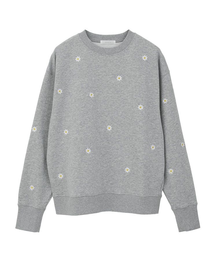 Green Parks「・swing by デイジー刺繍スウェット」|スウェット・ジャージ|