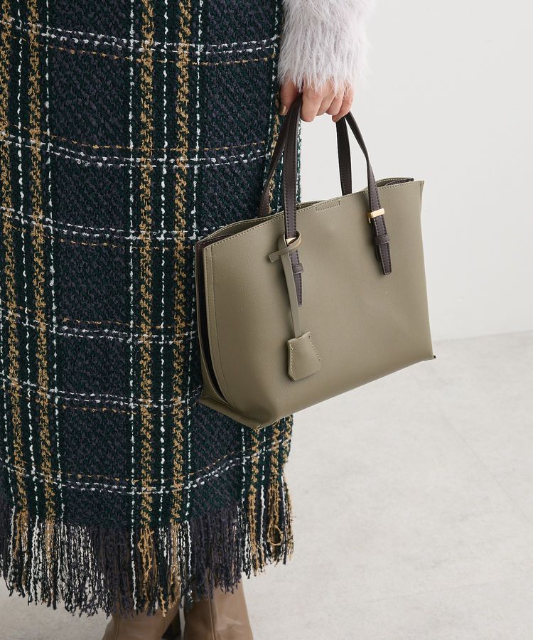 Green Parks「・KOSSORECO バイカラー2WAYミニトート」|トートバッグ|Khaki