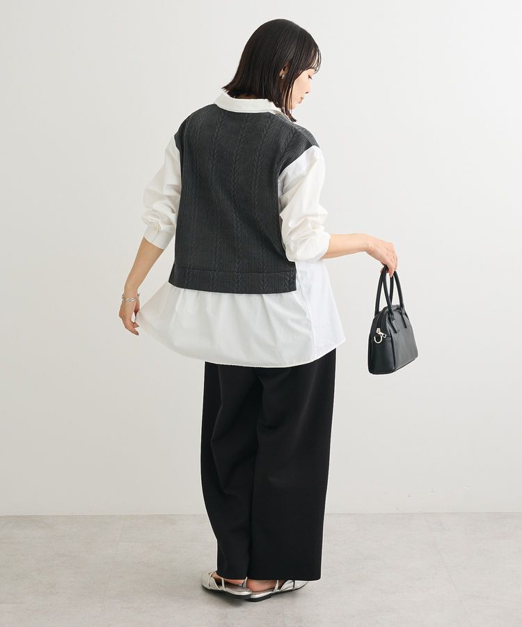 Green Parks「カットモールドッキングシャツチュニック」|チュニック|