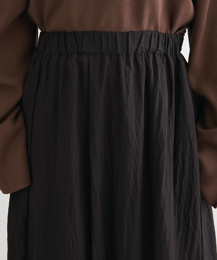 Green Parks「微光沢サテンバルーンスカート」|スカート|