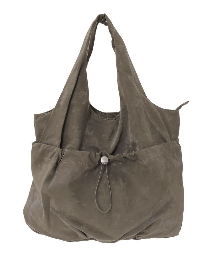 armonia「andmikka.合皮ドロストバルーンバック」|トートバッグ|